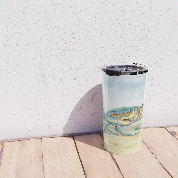 Colorful Blue Crab 2 Travel Mug Gallery Image 4