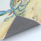 Colorful Blue Crab 2 Rug Gallery Image 4