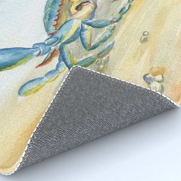Colorful Blue Crab 2 Rug Gallery Image 4