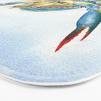 Colorful Blue Crab 2 Bath Mat Gallery Image 3