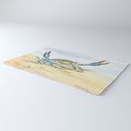 Colorful Blue Crab 2 Rug Gallery Image 3