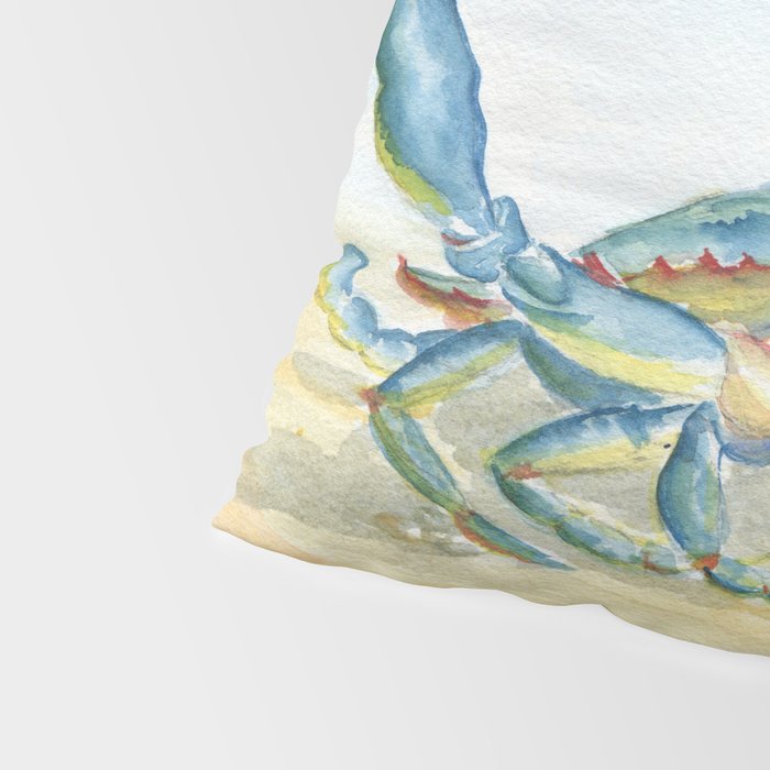 Colorful Blue Crab 2 Pillow Sham Gallery Image 4