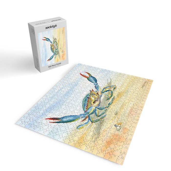 Colorful Blue Crab 2 Jigsaw Puzzle Gallery Image 2