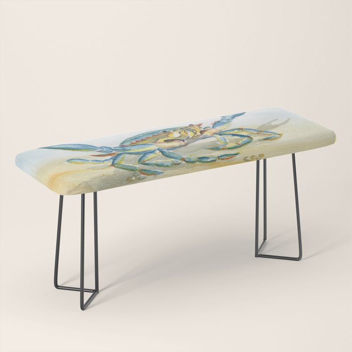 Colorful Blue Crab 2 Bench Gallery Image 1