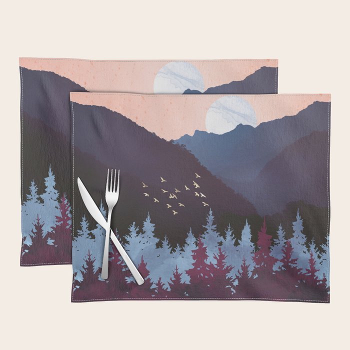 Mulberry Dusk Placemat Gallery Image 1
