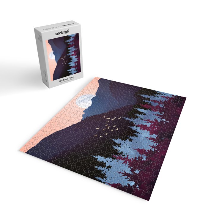 Mulberry Dusk Jigsaw Puzzle Gallery Image 2