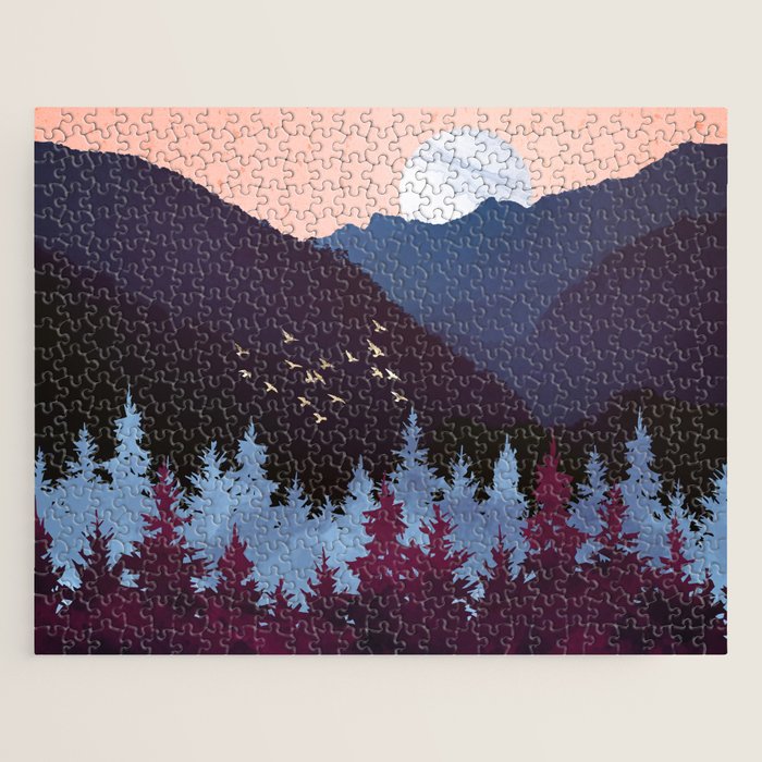 Mulberry Dusk Jigsaw Puzzle Gallery Image 1