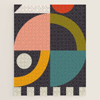 mid century bauhaus geometric large 4 Jigsaw Puzzle Gallery Image 1