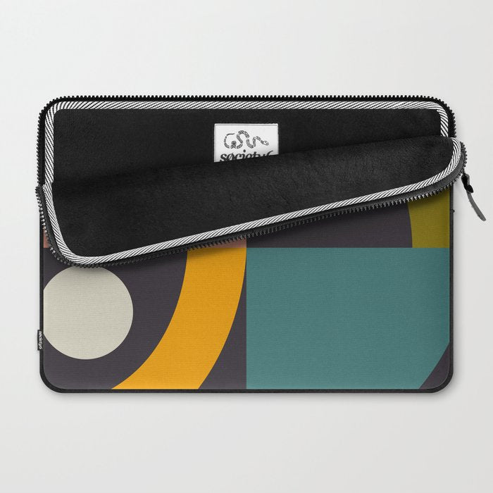 mid century bauhaus geometric large 4 Laptop Sleeve Gallery Image 2