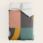 mid century bauhaus geometric large 4 Comforter Gallery Image 6
