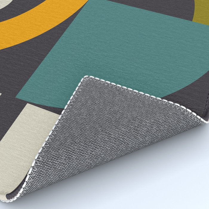 mid century bauhaus geometric large 4 Rug Gallery Image 4