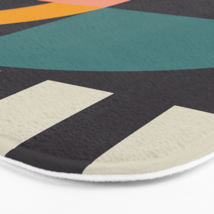 mid century bauhaus geometric large 4 Bath Mat Gallery Image 3