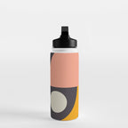 mid century bauhaus geometric large 4 Water Bottle Gallery Image 3