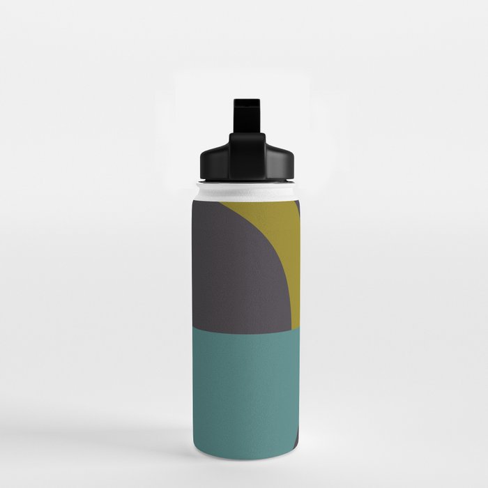 mid century bauhaus geometric large 4 Water Bottle Gallery Image 2