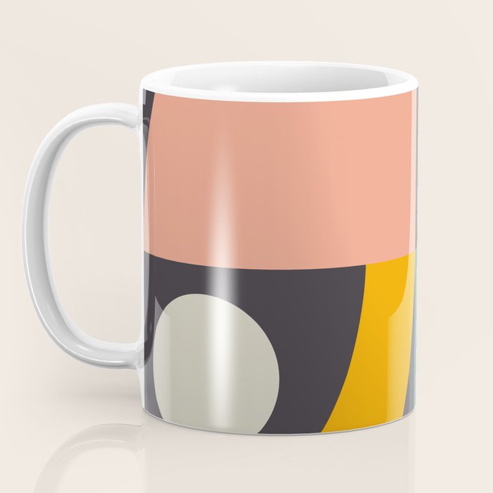 mid century bauhaus geometric large 4 Coffee Mug Gallery Image 3