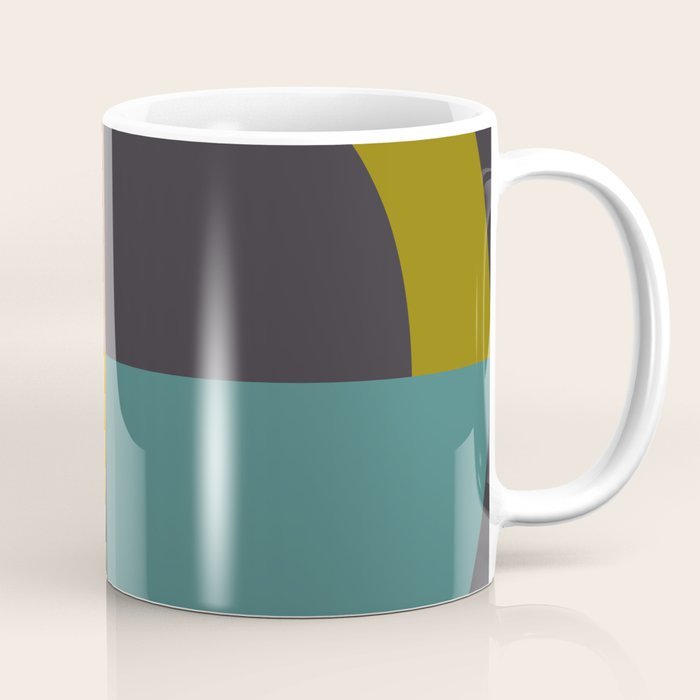 mid century bauhaus geometric large 4 Coffee Mug Gallery Image 1