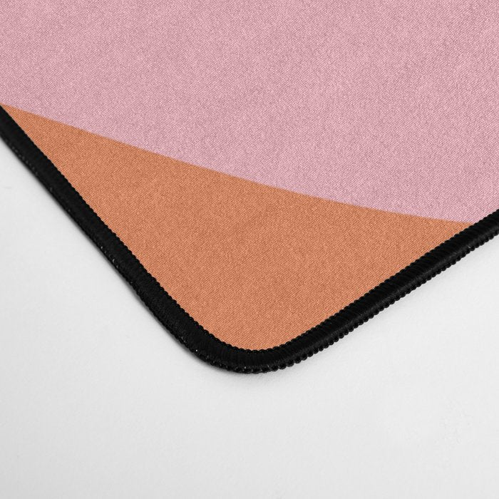 Groovy Color in Pink and Orange Desk Mat Gallery Image 4