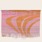 Groovy Color in Pink and Orange Wall Hanging Gallery Image 1