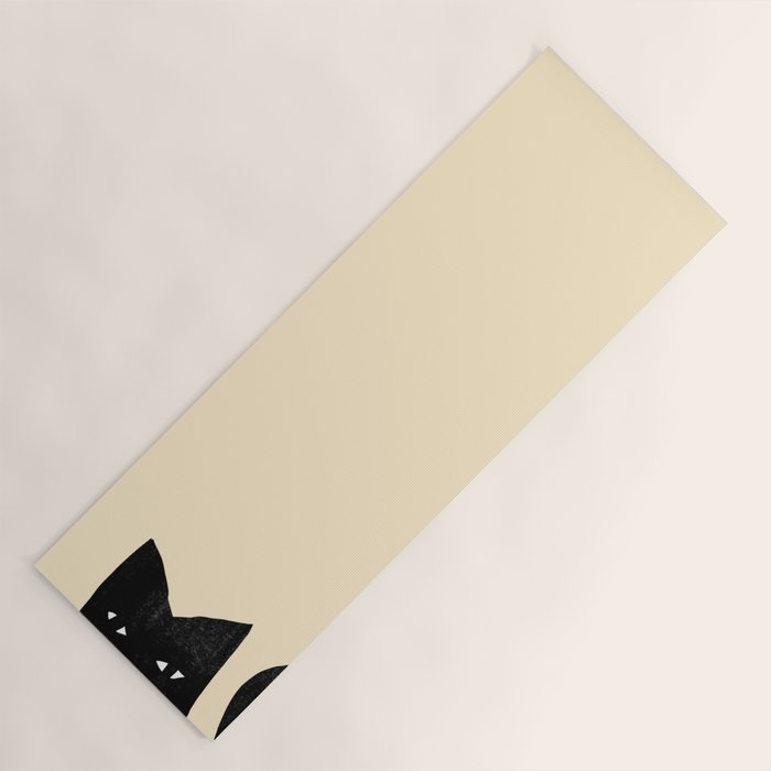 Cat in a box Yoga Mat Gallery Image 1
