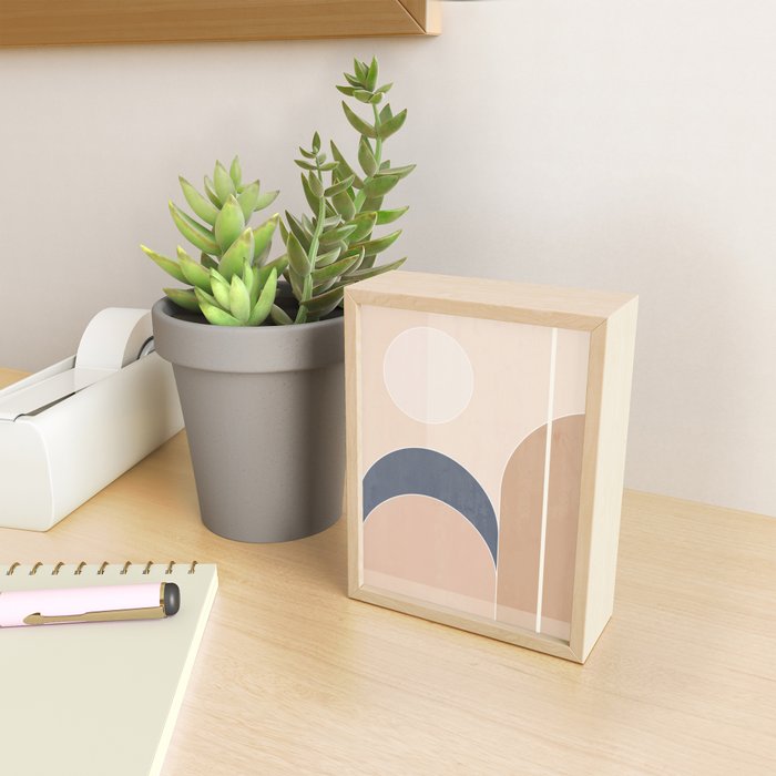 Geometric Shapes 16 Mini Art Print Gallery Image 2