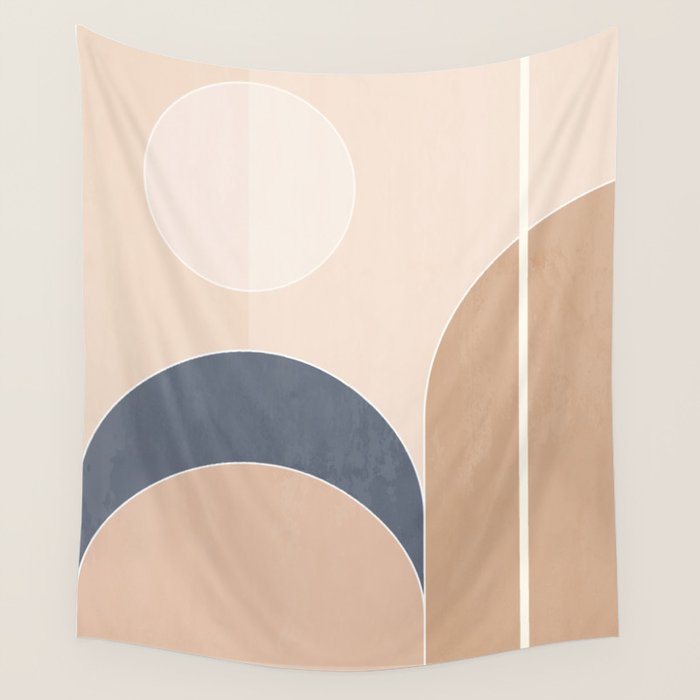 Geometric Shapes 16 Wall Tapestry Gallery Image 4
