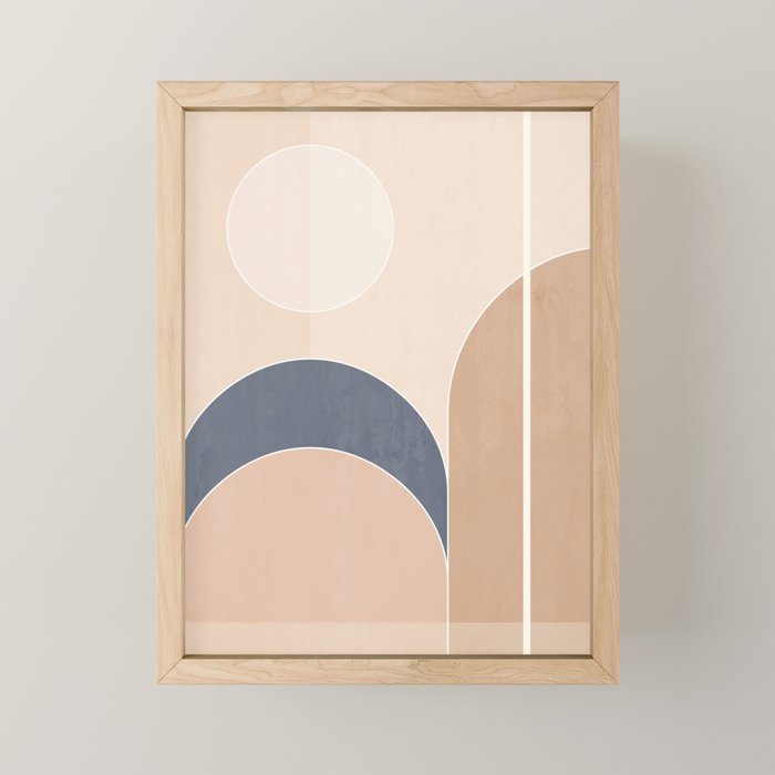 Geometric Shapes 16 Mini Art Print Gallery Image 1