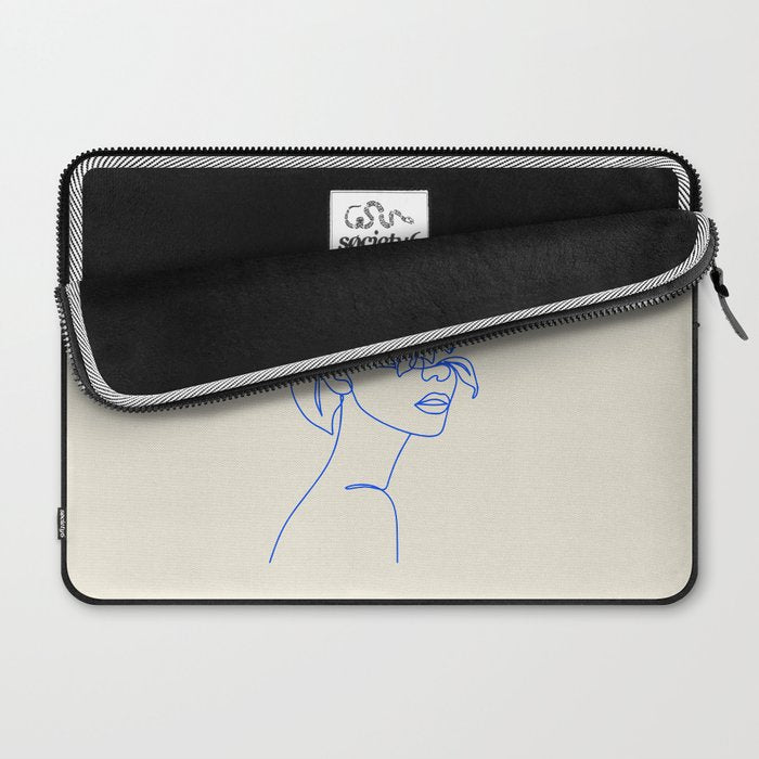 The Girl with the Flowers: Off-White Edition Laptop Sleeve Gallery Image 2