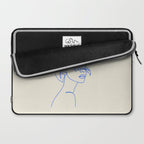 The Girl with the Flowers: Off-White Edition Laptop Sleeve Gallery Image 2