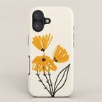 The Cosmo Yellow Flowers 02 iPhone Case Gallery Image 1