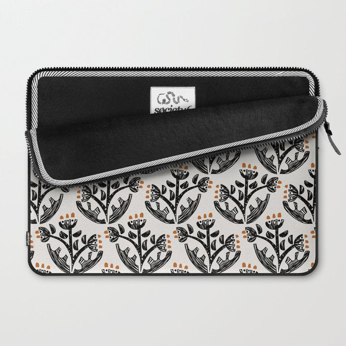Black Forest flowers Laptop Sleeve Gallery Image 2