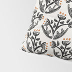 Black Forest flowers Pillow Sham Gallery Image 4