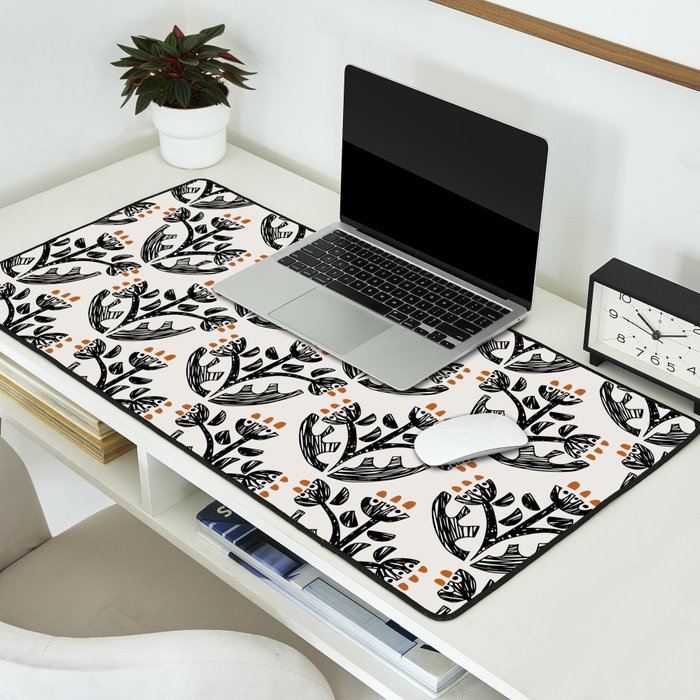Black Forest flowers Desk Mat Gallery Image 2