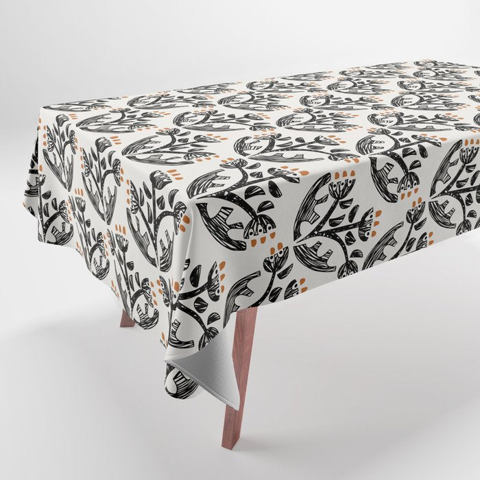 Black Forest flowers Tablecloth Gallery Image 1