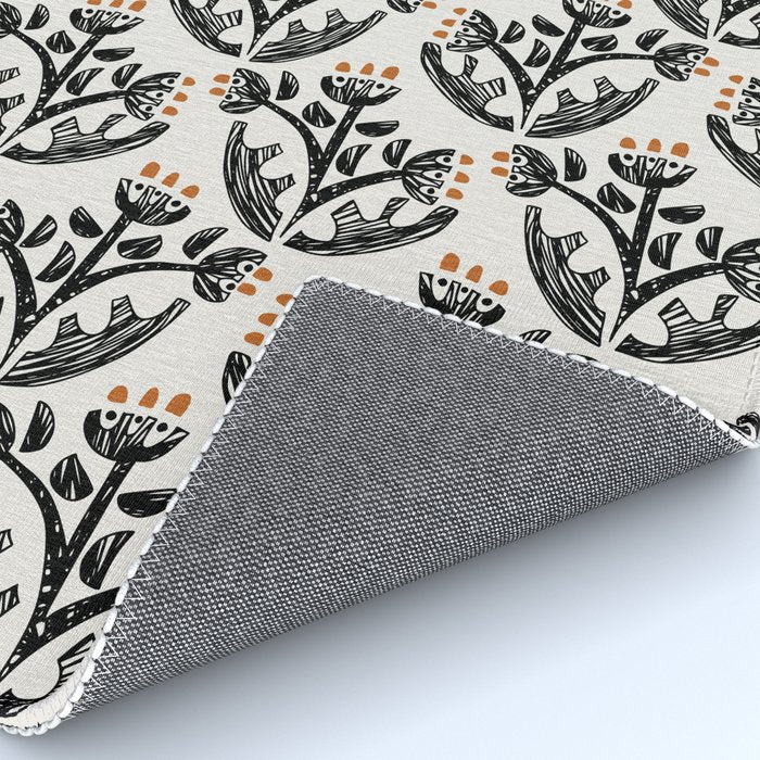 Black Forest flowers Rug Gallery Image 4