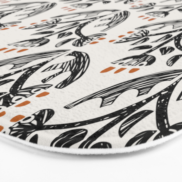 Black Forest flowers Bath Mat Gallery Image 3