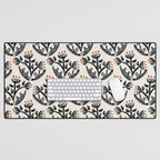 Black Forest flowers Desk Mat Gallery Image 1