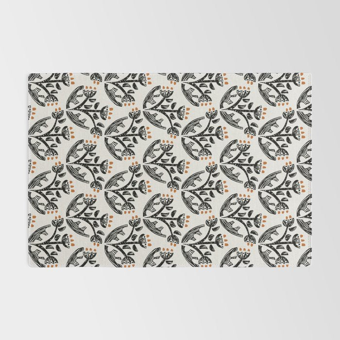 Black Forest flowers Rug Gallery Image 2