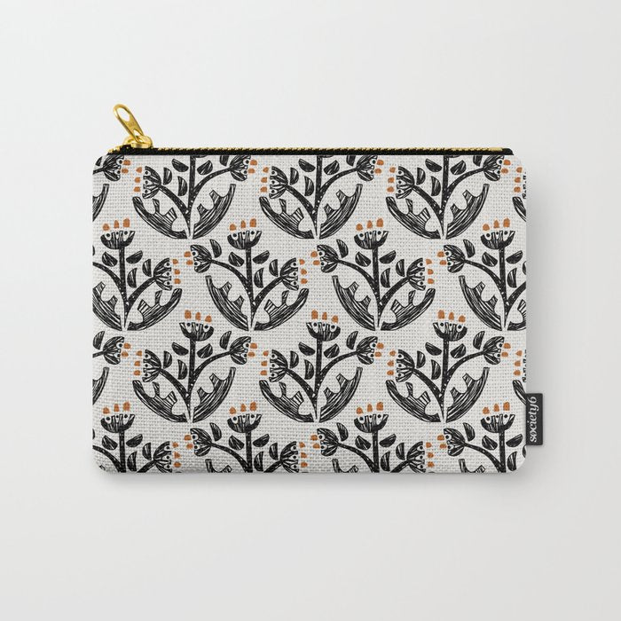 Black Forest flowers Carry All Pouch Gallery Image 1