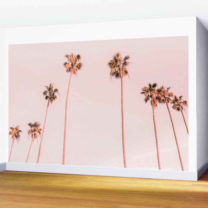 Summer Palms Wall Mural Gallery Image 2