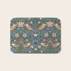 Strawberry Thief - Vintage William Morris Bird Pattern Bath Mat Gallery Image 1