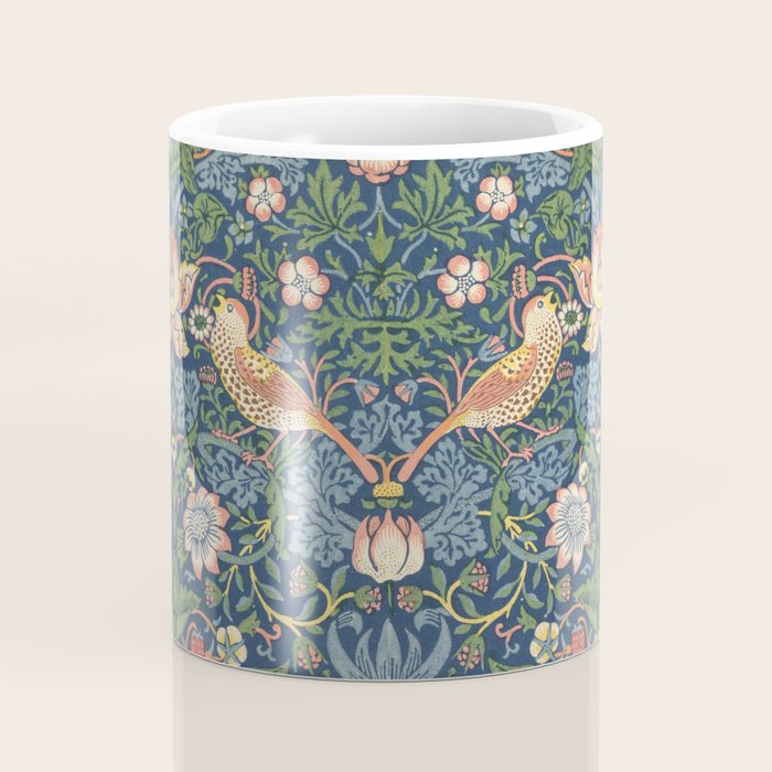 Strawberry Thief - Vintage William Morris Bird Pattern Coffee Mug Gallery Image 4