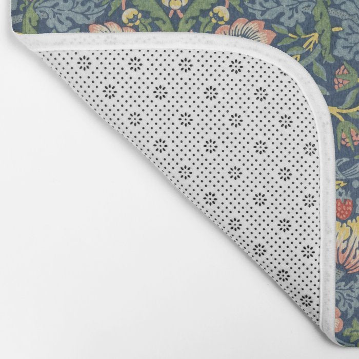 Strawberry Thief - Vintage William Morris Bird Pattern Bath Mat Gallery Image 2