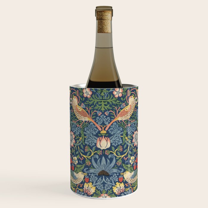 Strawberry Thief - Vintage William Morris Bird Pattern Wine Chiller Gallery Image 1