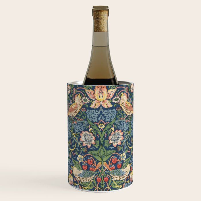 Strawberry Thief - Vintage William Morris Bird Pattern Wine Chiller Gallery Image 2