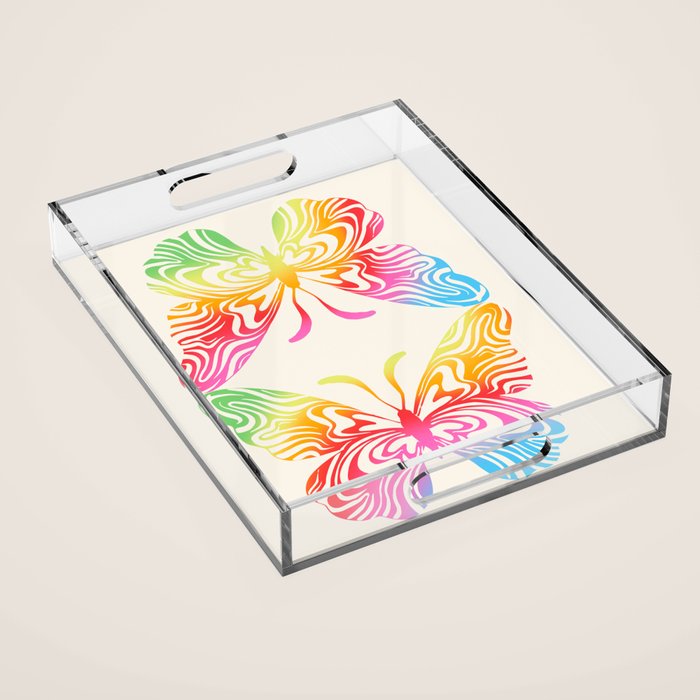 Pride Butterfly Acrylic Tray Gallery Image 1