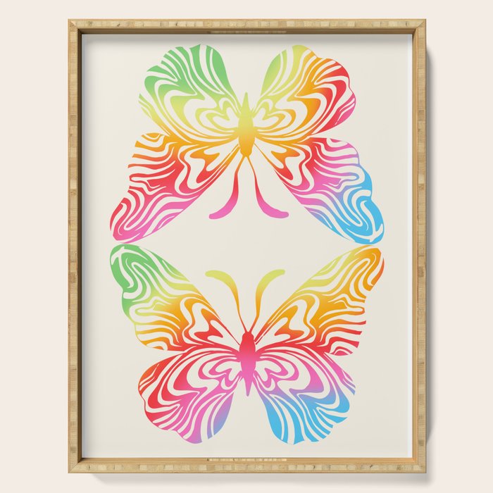 Pride Butterfly Serving Tray Gallery Image 1