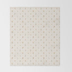 Folk Wildflowers Throw Blanket Gallery Image 2