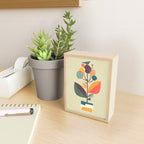 Potted plant with a bird Mini Art Print Gallery Image 2