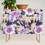 Bird in the rose bush D Credenza Gallery Image 1