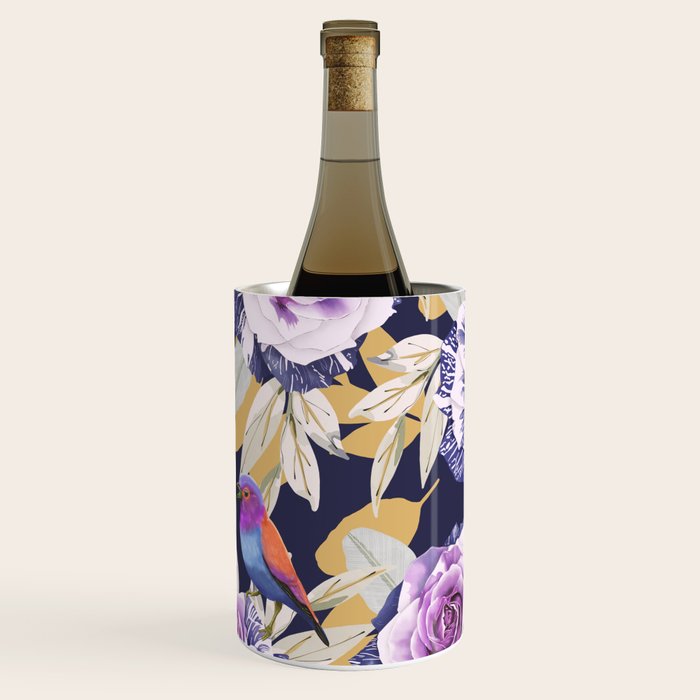 Bird in the rose bush D Wine Chiller Gallery Image 3